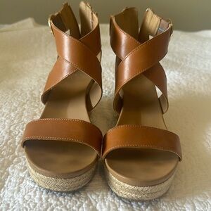Ugg Wedge Zip Sandals